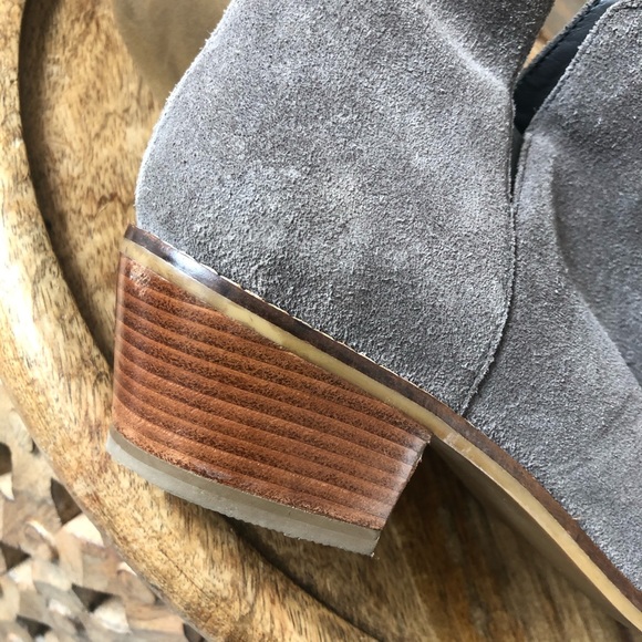 Cole Haan Gray suede cut-in bootie size 8 - Picture 8 of 8
